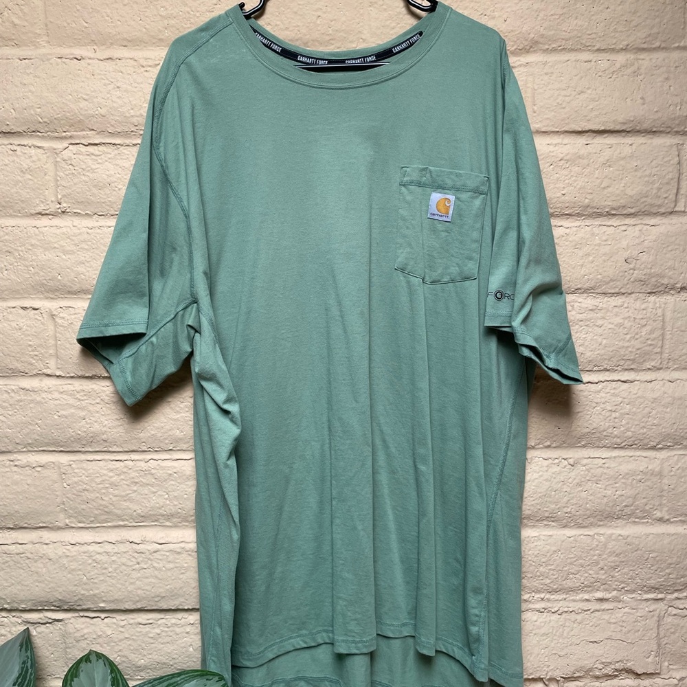 Carhartt Men's Sage Green Short Sleeve Tee